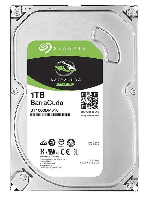 Жесткий диск 1 ТБ Seagate Barracuda 7200 об/мин (3048₽ для новых пользователей)