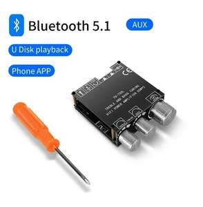 Плата усилителя YS-T50L HIFI 2 х50 Вт, AMP AUX USB T50L APP, Bluetooth 5,0