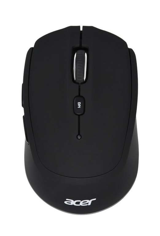 Мышь Acer OMR050, оптическая, беспроводная, USB, черный [zl.mceee.00b]