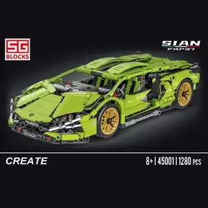 Конструктор "Lamborghini Sian" 1:14, 1280 деталей (с картой Озон)