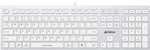 Проводная клавиатура A4Tech Fstyler FX50 White +576 бонусов, ножничная (+подборка внутри)