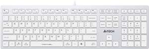 Проводная клавиатура A4Tech Fstyler FX50 White +576 бонусов, ножничная (+подборка внутри)