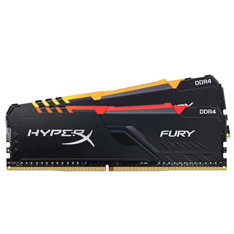 Оперативная память Kingston HyperX FURY DDR4 RGB 2х8gb, 3466 МГц, CL16