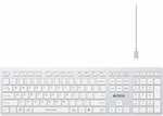 Беспроводная клавиатура A4TECH Fstyler FBX50C White