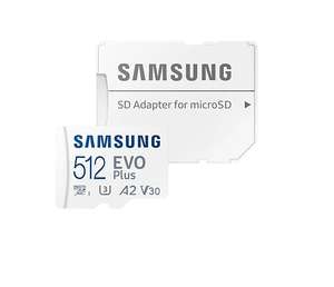 Карта памяти Samsung EVO Plus MB-MC512KA/APC microSD, 512Gb, UHS-I, Class10, до 130 Мб-с