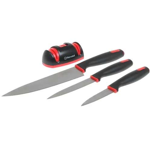 Набор ножей Rondell Urban RD-1011 (3 ножа и ножеточка)