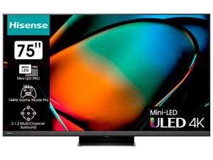 Телевизор Hisense 75U8KQ, 75" (190 см), UHD 4K, Smart TV (обратно 147к спасибо)