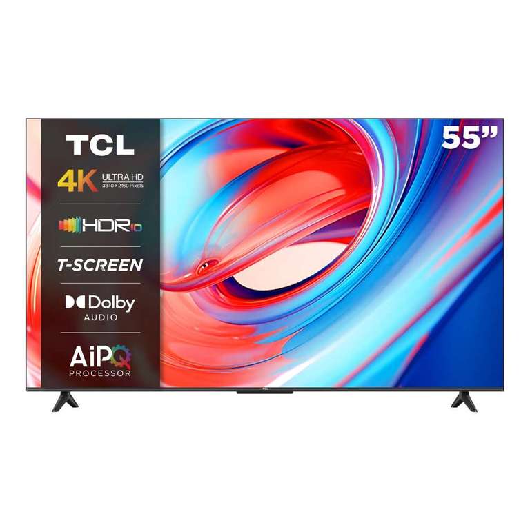 Телевизор TCL 55V6B (55", 4K, Google TV) с картой Пэй