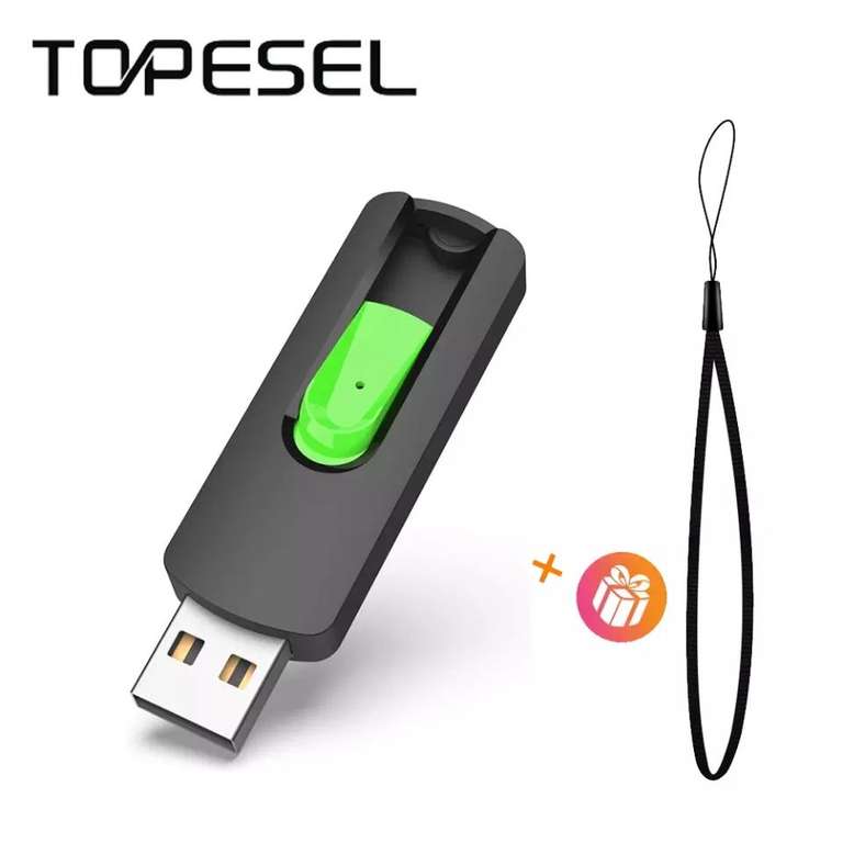 USB-флеш-накопитель TOPESEL 32 ГБ (и другие)