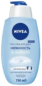 Гель для душа Nivea Нежность и забота 750 мл