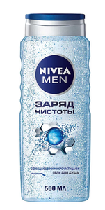 NIVEA Гель для душа Заряд чистоты, 500 мл