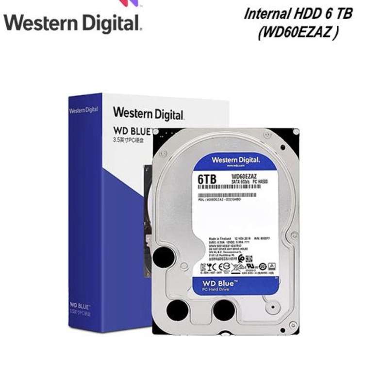 Жесткий диск WD WD60EZAZ, 6TB (китайская версия)