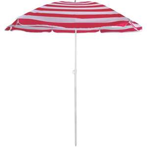 Зонт пляжный Ecos BU-68, диаметр 175 см, складная штанга 205 см, без подставки