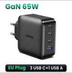 Зарядное устройство Ugreen Gan 65W 3UCB-C + USB-A