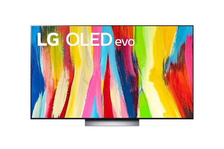 Телевизор LG OLED55C2RLA 55" 4K UHD, серебристый