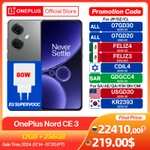 Смартфон OnePlus nord ce 3 5g, 12/256ГБ, global