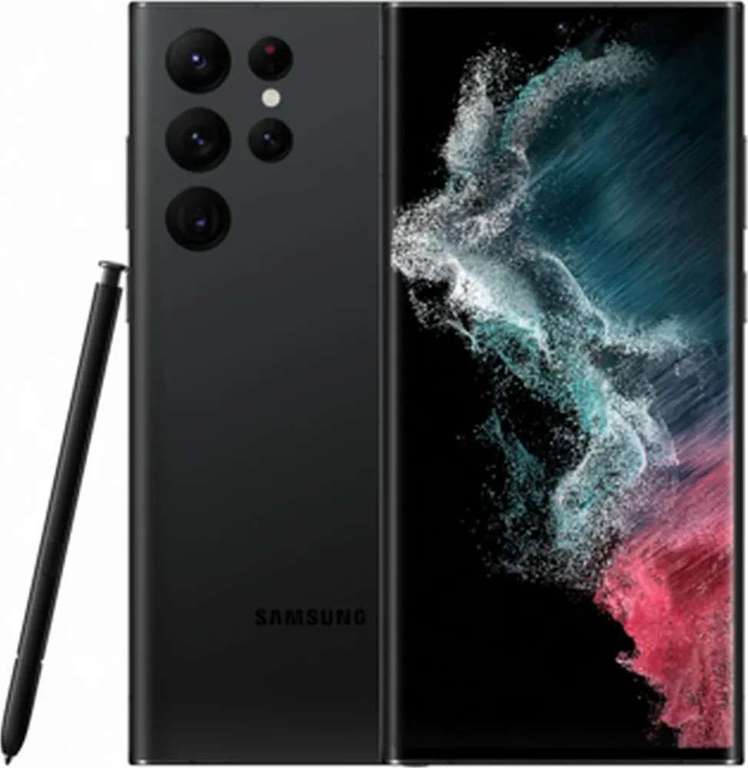 Смартфон Samsung Galaxy S22 Ultra 12-256 гб черный (по Ozon карте)