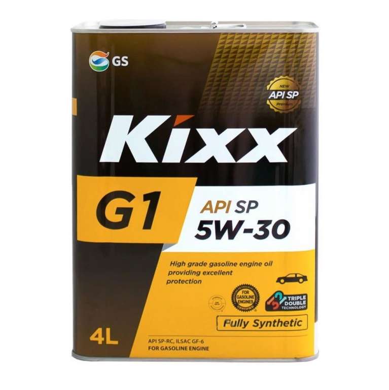 Моторное масло Kixx G1 SP 5W30 4 л (возврат 70% баллами СберСпасибо)