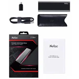 Внешний SSD Netac Z SLIM (NT01ZSLIM-001T-32BK) 1ТБ (цена с ozon картой)