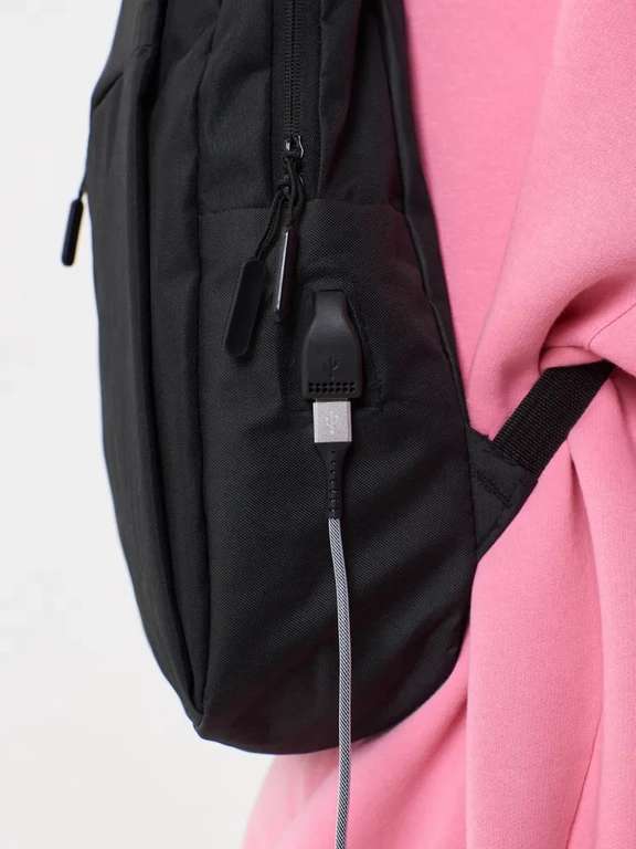 Рюкзак городской унисекс с USB с зарядкой для телефона