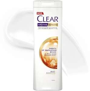Шампунь против перхоти Clear Защита от выпадения волос, 400 мл (по Ozon карте)