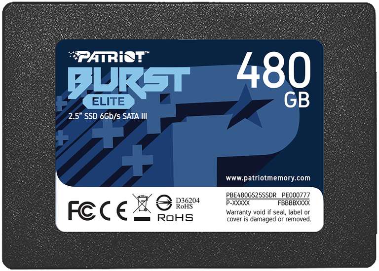 SSD Patriot Memory Burst Elite 480 ГБ