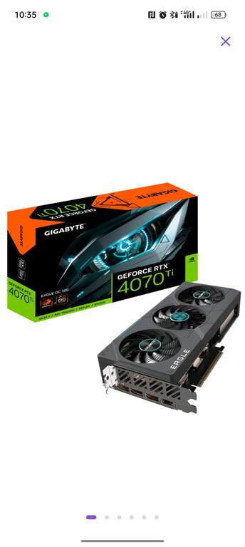 Видеокарта Gigabyte Nvidia GeForce RTX 4070 Ti Eagle OC (GV-N407TEAGLE OC-12GD)