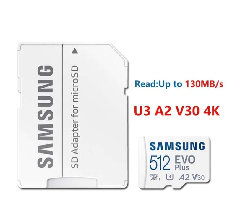 Карта памяти microSDXC Samsung EVO Plus, 512GB