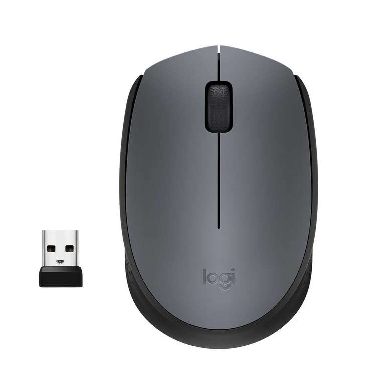 Беспроводная мышь Logitech M170 Black, 1000 т/д, 3 кнопки