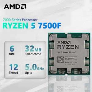 Процессор AMD Ryzen 5 7500F (6/12, Zen4, 65W, 5ГГц, АМ5)