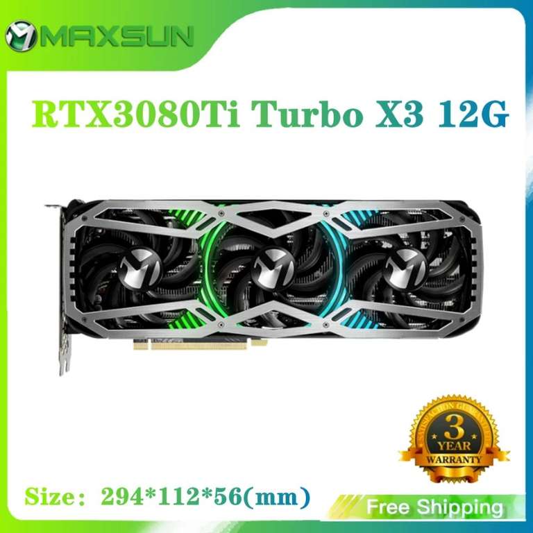 Видеокарта MAXSUN RTX 3080Ti Turbo X3 12 Гб GDDR6X