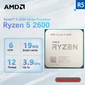 Процессор AMD Ryzen 5 2600 YD2600BBM6IAF 6 ядер, 12 потоков, б/у