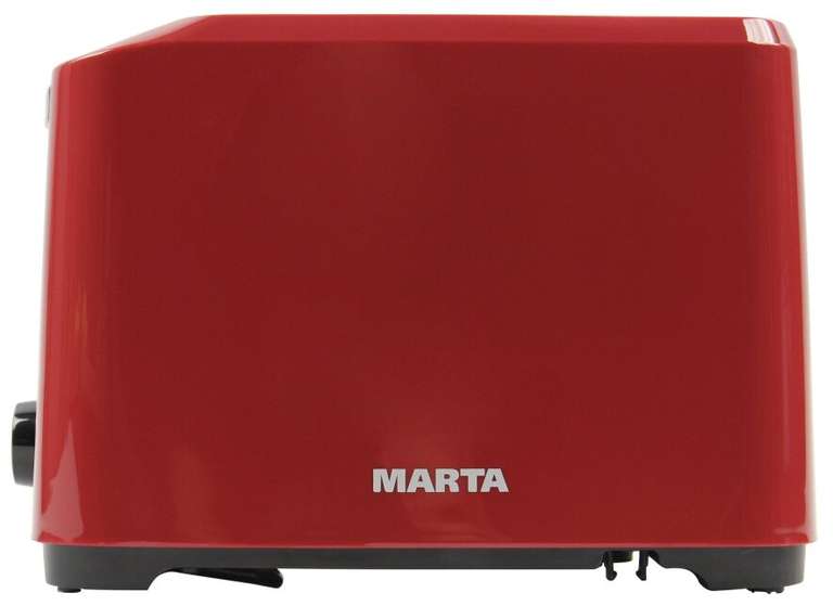 Тостер MARTA MT-1711, бордовый гранат