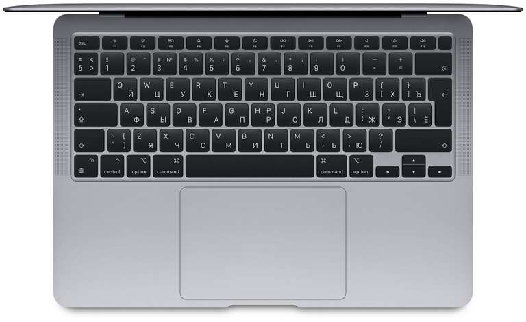 Apple MacBook Air 13 Late 2020 2560x1600, Apple M1 3.2 ГГц, RAM 8 ГБ, SSD 256 ГБ