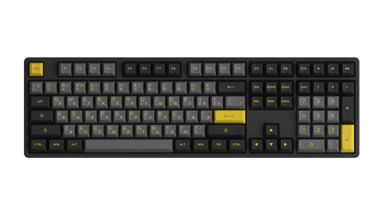 Игровая механическая клавиатура AKKO 5108S ASA Black&Gold