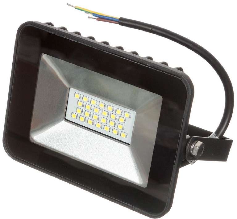 Прожектор светодиодный, Ultraflash, LFL-1001 C02, 10 Вт, 6500 К, IP65, 700 Лм, черный