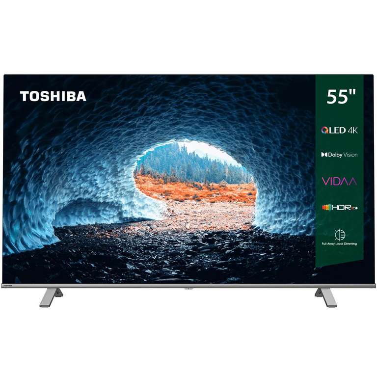 QLED телевизор 55" Toshiba 55C450KE Ultra HD 4K Smart TV