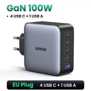 Зарядное устройство 5 портов UGREEN 100 Вт GaN