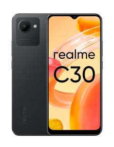 Смартфон Realme C30 4/64GB Black (+1917 возврат баллами )