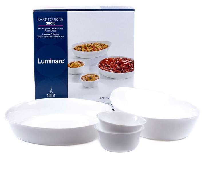 Luminarc набор стеклянных форм жаропрочных Smart Cuisine, 5 шт.