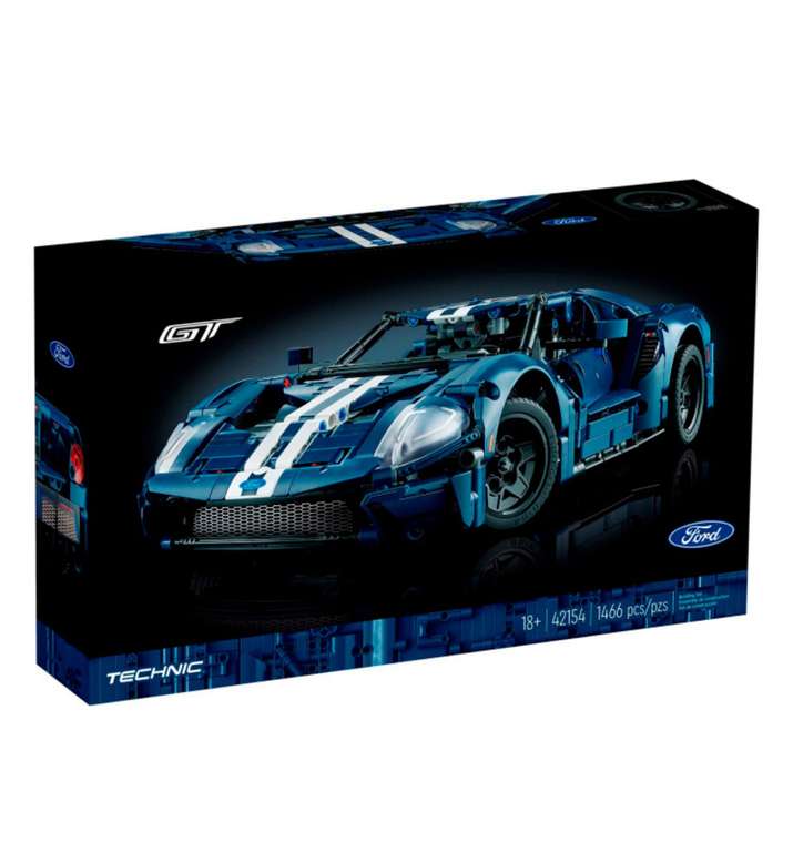 Конструктор Technic "Ford GT" 1466 деталей (цена по Ozon карте)