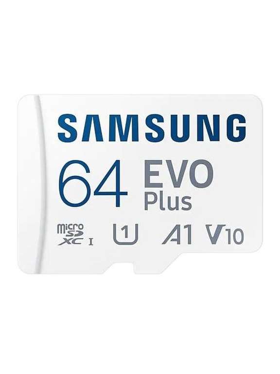 Samsung / Карта памяти Samsung microSDXC EVO Plus 64Gb+SD (MB-MC64KARU)