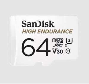 Карта памяти Sandisk High Endurance 64Gb microSDXC