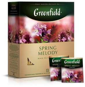 Чай в пакетиках черный Greenfield Spring Melody, 100 шт.