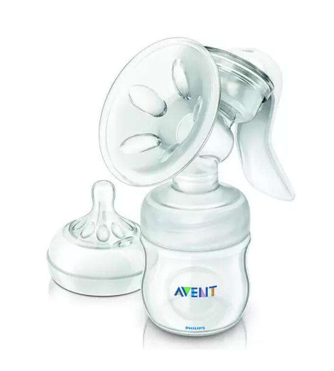 Молокоотсос ручной Avent Natural SCF 330/20 с бутылочкой 125 мл в комплекте