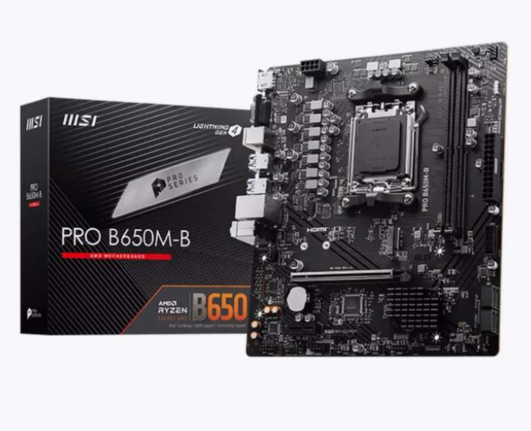 Материнская плата MSI PRO B650M-B, AM5 (с WB кошельком)