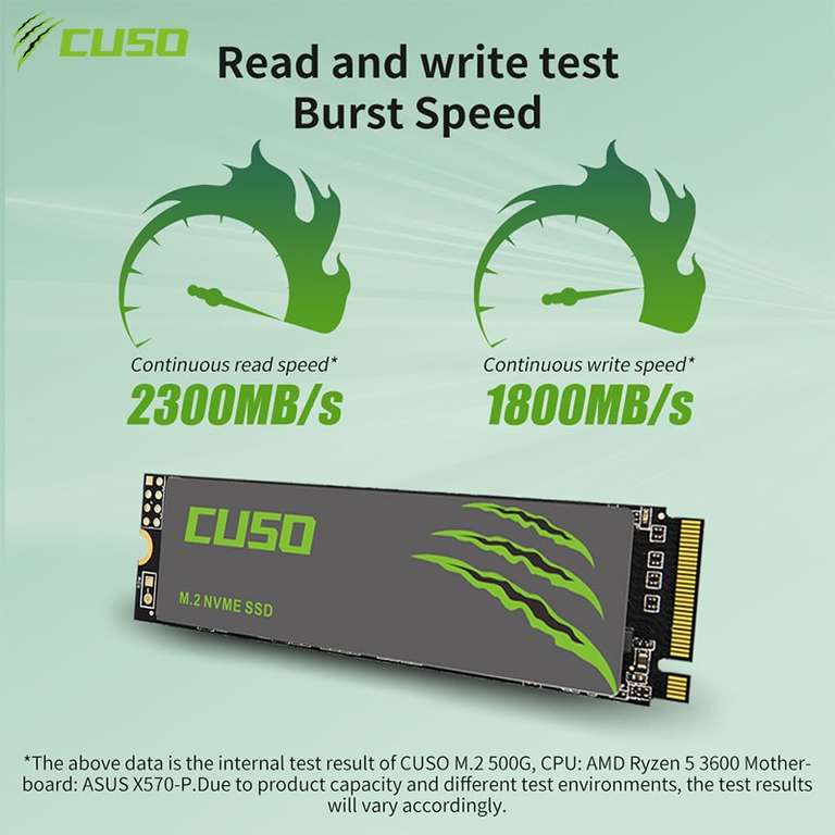 SSD Cuso nvme 500gb