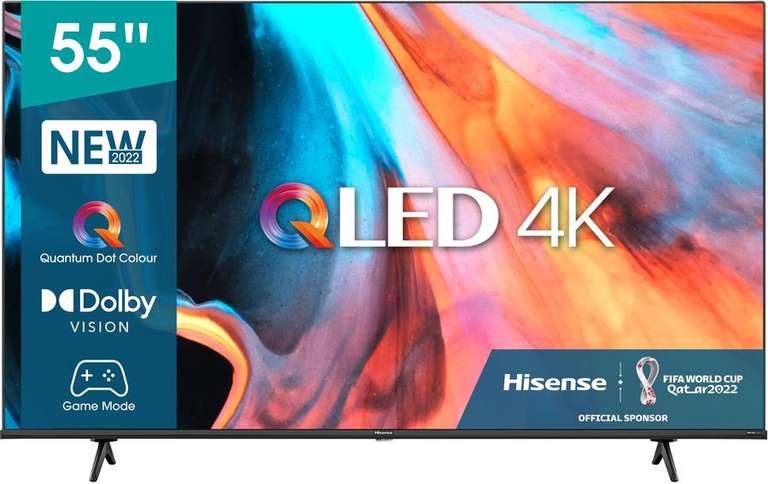 Телевизор Hisense 55E7HQ, QLED, 4K Ultra HD