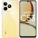 Смартфон Realme C53, глобальная версия, NFC EAC 6/128 ГБ, Золотой цвет (из-за рубежа, по ozon карте)
