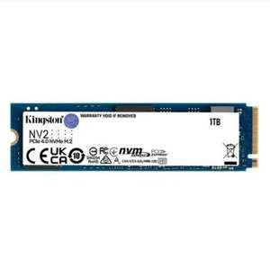 [МСК, возм., и др.] SSD накопитель Kingston NV2 SNV2S/1000G 1ТБ, M.2 2280, PCIe 4.0 x4, NVMe, M.2